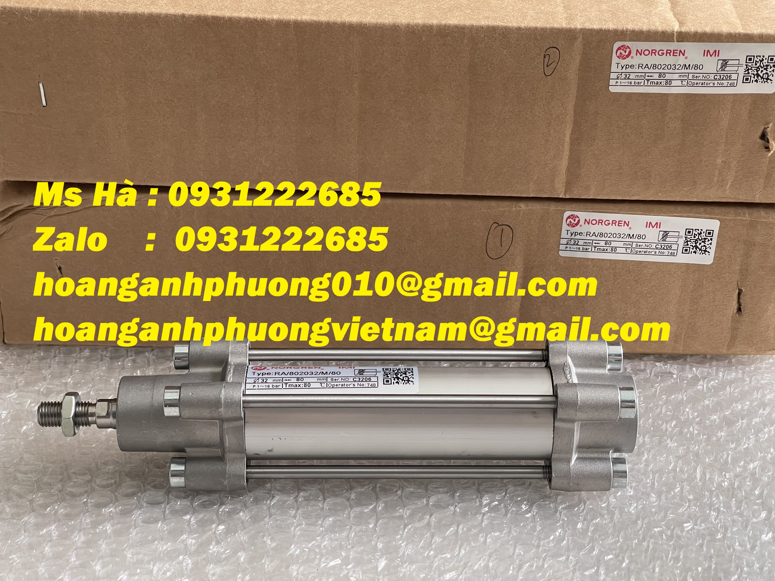 RA/802032/M/80 xy lanh - Công Ty Hoàng Anh Phương - Nhập khẩu